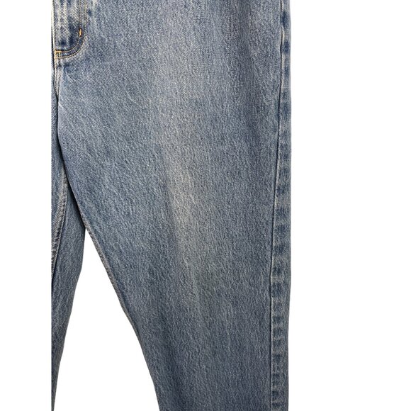 Lands' End Outfitters Men's Straight Fit 5 Pocket Blue Denim Jeans 42x29 - Picture 5 of 10